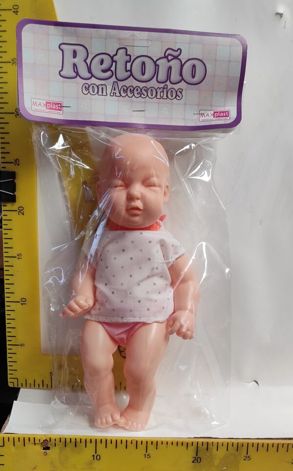 BEBE RETOñO 30 CM BOLSA MAX 3-11-24