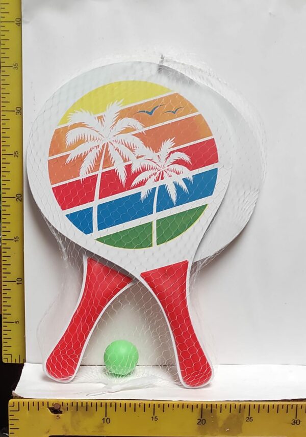 PALETA PADLE PLAYERA X 2 CON PELOTA GOMA   3800.00$      12-11-24