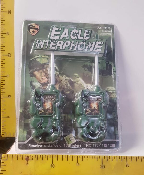 WALTIE TIKIE MILITAR ART 178-11     8-12-24      9800.00 $