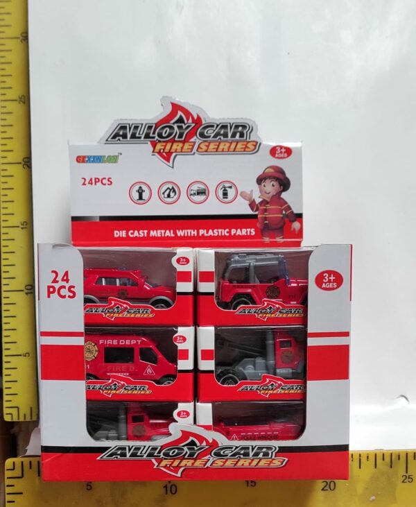 CAMIONCITO BOMBERO COLECCION METAL 3-11-24