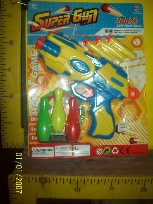 LANZA PELOTA TIPO NERF ART 61386   4295.00 $    14-11-24