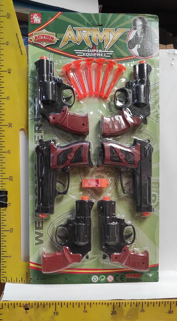 PISTOLA X 6 LANZA DARDOS ART 36-8         8-12-24      6960.00 $