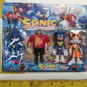MUñECOS SONIC X 4 BLISTER GDE ART 3914    16750.00$