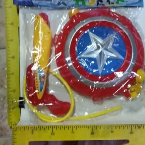 PISTOLA  MOCHILA ESCUDO CAPITAN AMERICA ART 160263   8-11-24