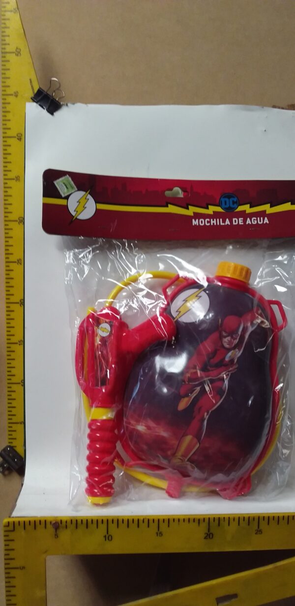 PISTOLA DE AGUA  MOCHILA FLASH CHICO ART 8309  7-11-24