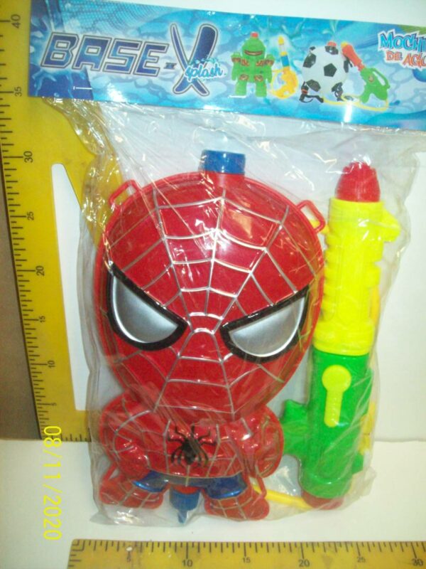 PISTOLA AGUA MOCHILA ARAñA  ART 61446