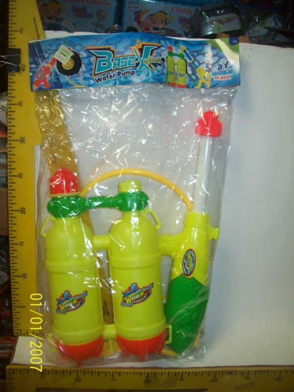 PISTOLA AGUA MOCHILA  DOBLE TUBO   7-11-24