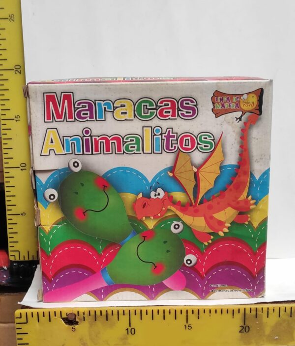 SONAJERO MARACA MADERA YUYU 3-11-24