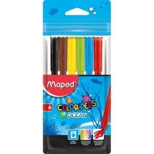 MARCADOR X 6 MAPED OCEAN 2-1-25
