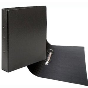CARPETA FIBRA NEGRA 2 X 40 CAP       15-2-25