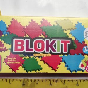 JUEGO ENCASTRE Y MEMOTEX   X 24 PIEZAS PARA ARMAR CUBOS 10 X 10 CM         6900.00 $               30-1124