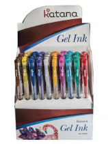 BOLIGRAFO GEL GLITTER COLORES X 60 BEIFA      4-1-25