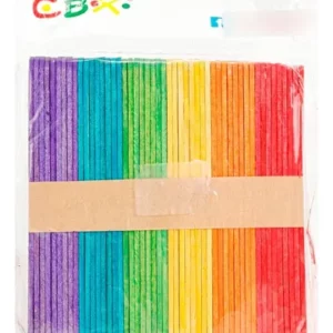 PALITO DE HELADO COLORES X 50      17-6-25