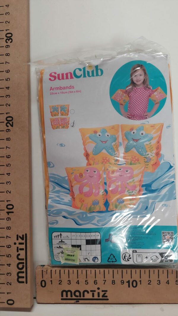 BRASITO INFLABLE  ESTRELLA PULPO 15 X 23CM   ART 37464   7-11-24