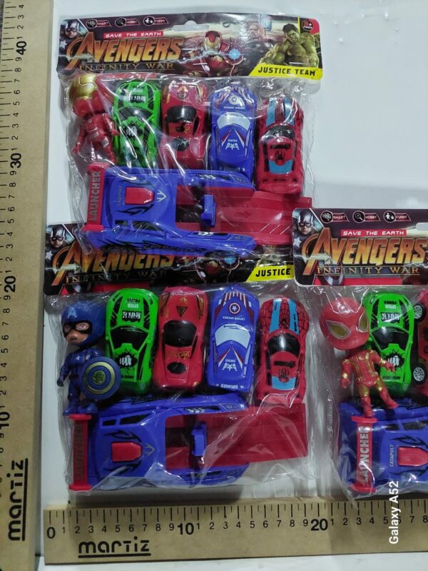 LANZA AUTO X 4 +1 AVENGERS   BOLSA   4500.00$