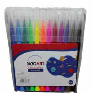 MARCADOR X 12  NEOART  LARGOS  2-1-25