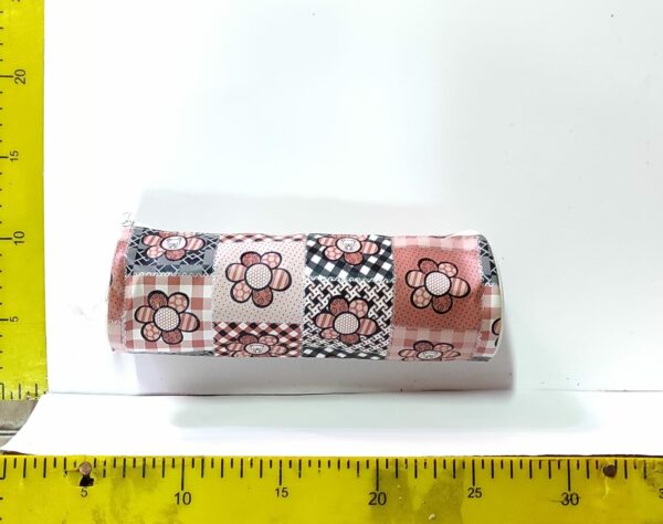 CARTUCHERA TUBO FLOREADA 1237          3-2-25