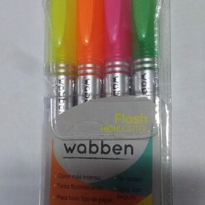 RESALTADOR X 4 FLASH WABBEN 1-1-25