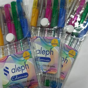 BOLIGRAFO GEL X 5 ALEPH      7-1-25