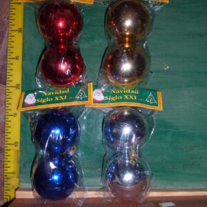 GLOBO N7 X 2  METALIZADO LISO   1190.00 $