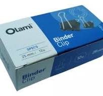 APRIETA PAPEL BINDER 25 MM 12 UNID 4-1-25