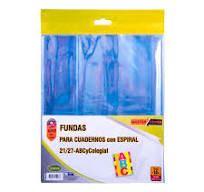 FUNDA DE CUADERNO 21 X 27 TIPO UNIVER 10-2-25