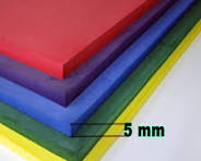 GOMA EVA 5 MM X 10 COLORES surt    15-2-25