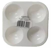 MESCLADOR PLASTICO 4 DIVICIONES     2-2-24