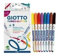 MARCADORES GIOTTO GLITTER X 8    18-5-25
