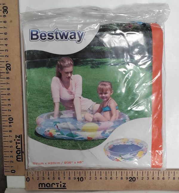 PILETA INFLABLE 91 X 20  2 AROS ESTAMP  51012              8500.00  $          7-11-24