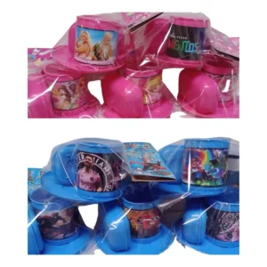TASA  PLATO JABONERA  STIKER PERSONAJES    7-1-25