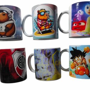TASAS CERAMICA VIP CALIDAD SUPER ESTAMPING  PERSONAJES Y CUADROS 27-5-25