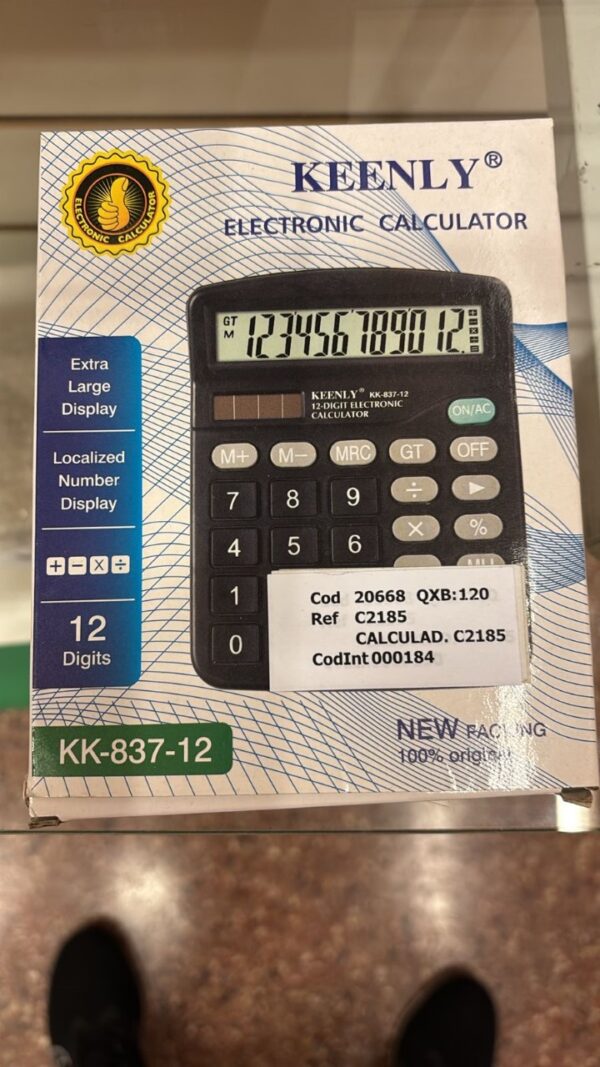 CALCULADORA MEDIANA ART 837   27-5-25
