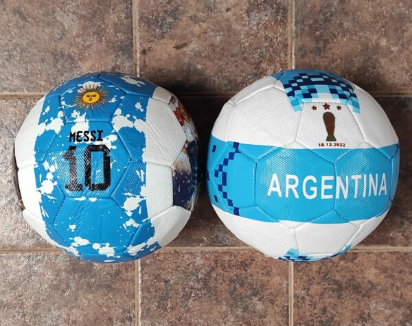PELOTA N5 S/MISIL CUERO ARGENTINA TELA D/GOMA    11-7-25