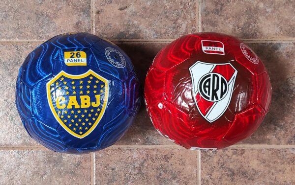 PELOTA N5 S/MISIL CUERO ARGENTINA TELA D/GOMA    11-7-25 - Imagen 3