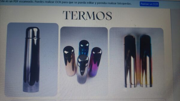 TERMO ACERO BICOLOR METALIZADO 1.1 L      17-5-25