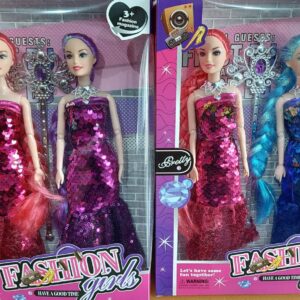 MUñECAS X 2 VESTIDO LENTEJUELAS CAJA     8700.00$   2-7-25