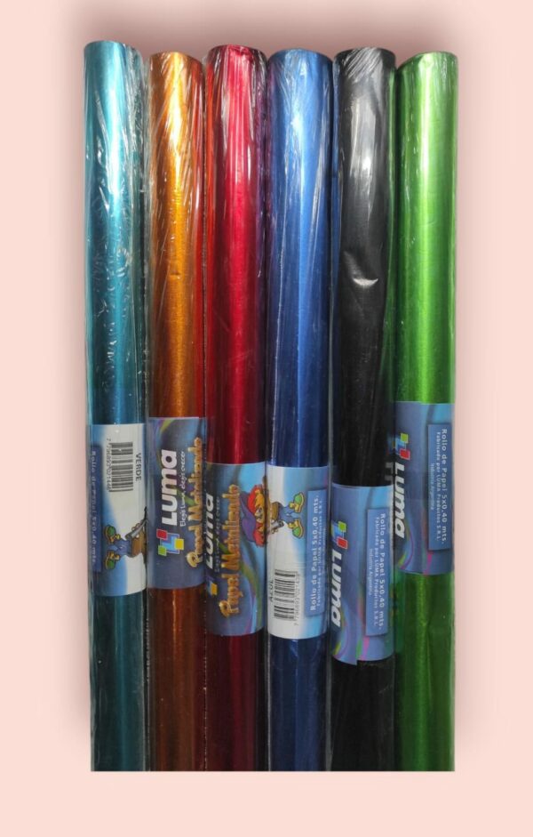 ROLLO GLASE METALIZADO 5 MTS  LUMA    2990.00 $      7-9-25