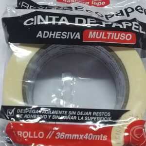 CINTA ADHESIVA DE PAPEL 36 MM  REXON         30-10-25      2570.00 $