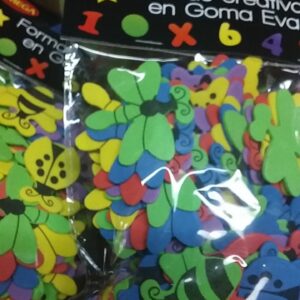 FIGURAS DE GOMA EVA INSECTOS