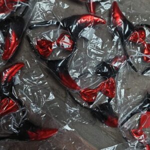 VINCHA DIABLITA TELA IMPORTADA  1600.00 $      14-10-25