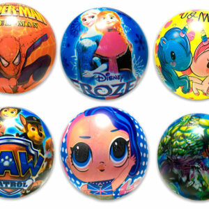 PELOTAS PLASTISOL PERSONAJES  SURTIDOS     30-10-25      790.00